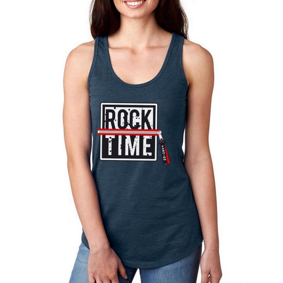 Rock Tome Zipper Sign Racerback Tank Women -Image by Shutterstock, Female x-Small