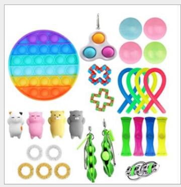 SUNSIOM Tube Pop en Plastique Coloré, Jouet Sensoriel Pop en Plastique Extensible DIY