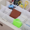 thumbnail image 5 of Drawer Dividers, Drawer Divider Organizers 5PCS DIY Plastic Grid Adjustable, 5 of 7