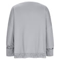 thumbnail image 5 of Dagugfen Plus Size Womens Oversized Shirts Trendy Crewneck Knit Side Slit Fashion Pullover Tops Fall Outfits, 5 of 6