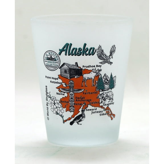 Alaska US States Series Collection Shot Glass