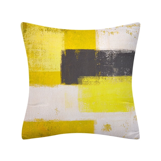 2 Pcs Abstract Pillowcase Throw Pillow Case Sofa Seater, 40*40cm, #4