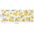 thumbnail image 7 of Yellow Lemon Fruit Flowers White Pattern Kitchen Rug Mat,Kitchen Runner Rugs Non Skid Washable,Decorative Kitchen Floor Mats for Kitchen,Sink,Laundry,17"x47.2", 7 of 7