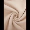 thumbnail image 4 of Suéter de Larga y Cuello Alto para Mujer, Estilo Informal, Holgado, de Punto Grueso, para Otoño e Invierno. Caqui M, 4 of 10