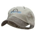 thumbnail image 2 of Doctor Stethoscope Embroidered Pigment Dyed Wash Cap - Beige Brown OSFM, 2 of 5