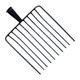 thumbnail image 1 of Herramienta de horca, cabezal de repuesto, accesorio de jardín para jardinería doméstica y exterior 10 dientes, 1 of 8