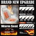 thumbnail image 6 of Lodintech 16fans Cooling Car Seat Cover Warm Seat Cushion Front Seat,12V Ventilated Cooling Car Seat Cushion, Cooled Seat Cover for Car SUV Universal Fit，Winter and Summer Car Seat Cushions, 6 of 7