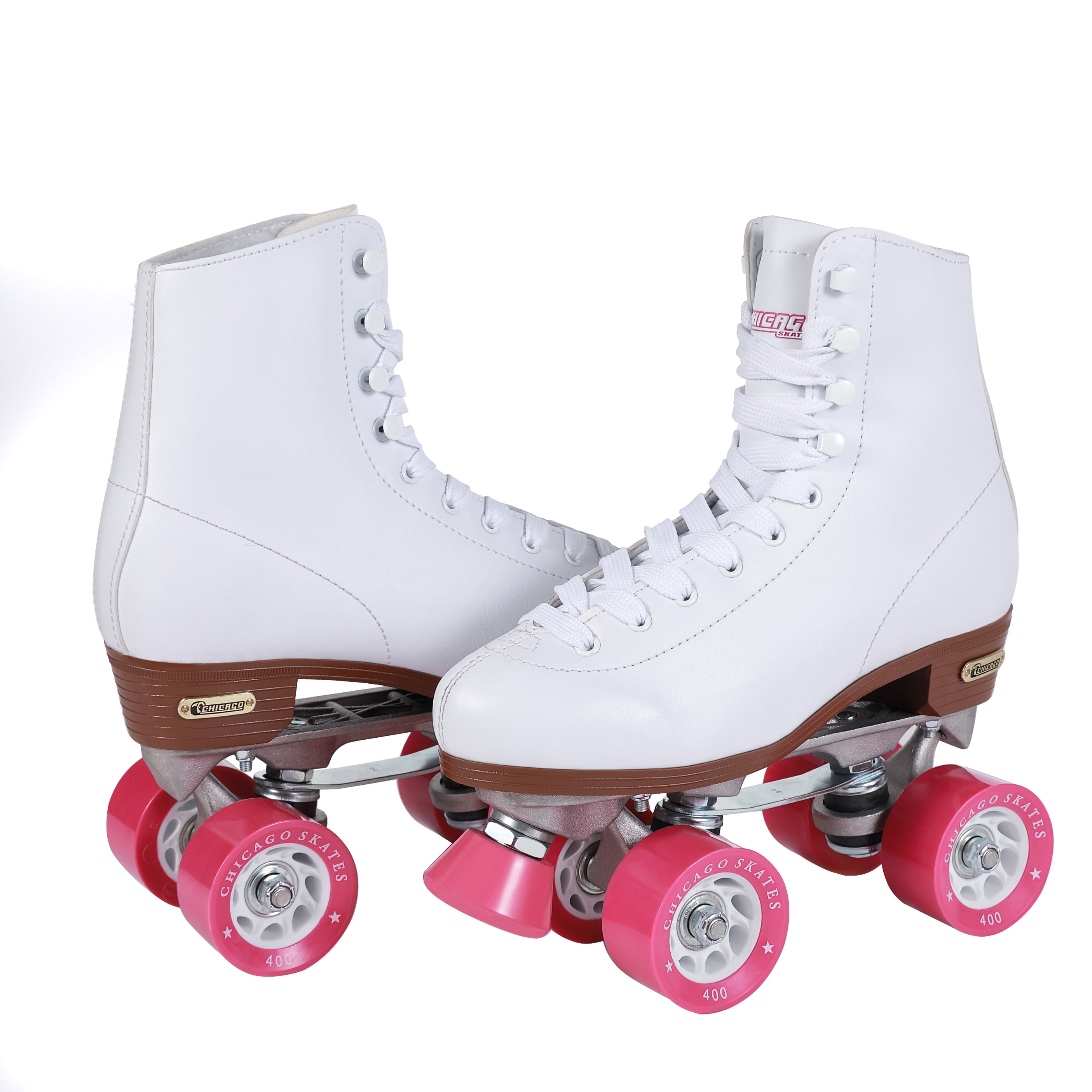 Chicago Ladies' Classic Quad Roller Skates White Size 1 for sale online 