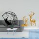thumbnail image 2 of Escultura De Pared De Metal Con Armonía De Gato Y Ciervo A La Luz De La Luna Para Decoración De Sala De Estar. Colección De Figuras De Amantes De Los Gatos Y Ciervos. Regalo Decorativo De, 2 of 8