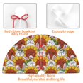 thumbnail image 4 of Rateoe Cartoon Sunflowers Print Christmas Tree Skirt 36" for Xmas Holiday New Year Party Circle Tree Mat Ornaments Decoration, 4 of 7