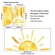 thumbnail image 5 of Vinilo Decorativo Duocheer Sol Mitad 127x64 cm Boho Removible, 5 of 6