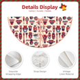 thumbnail image 3 of Balery Rocket Pattern Printed Christmas Tree Skirt , Merry Christmas Party Christmas Tree Decoration,Adjustable Tree Skirt-30", 3 of 6