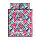 thumbnail image 5 of Juego de cama edredón con estampado de flores de sandía, 5 of 5