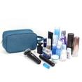 thumbnail image 6 of Travel Toiletry Bag Hanging Dopp Kit for Men, Makeup Bags for Women Traveling Shaving Bag for Toiletries Cosmetic Medicine Organizer, Navy Blue, 6 of 7