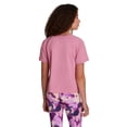 thumbnail image 3 of Reebok Girl’s Athletic Boxy Short Sleeve Graphic T-Shirt, Sizes 4-18, 3 of 5
