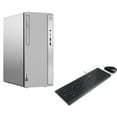 thumbnail image 2 of Lenovo IdeaCentre 5i Home/Business Desktop (Intel i5-12400 6-Core, Intel UHD 730, 16GB RAM, 128GB PCIe SSD + 500GB HDD (2.5), Wifi, Bluetooth, Win 10 Pro) with Premium Backpack, 2 of 7