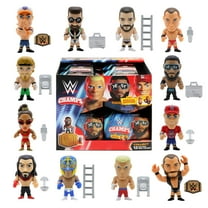 WWE Champs Pop N Lock Surprise Figures with Accessories & Trading Cards. 12 Superstars to Collect. Ages 5 (1 Blind Pack Figure Inside)