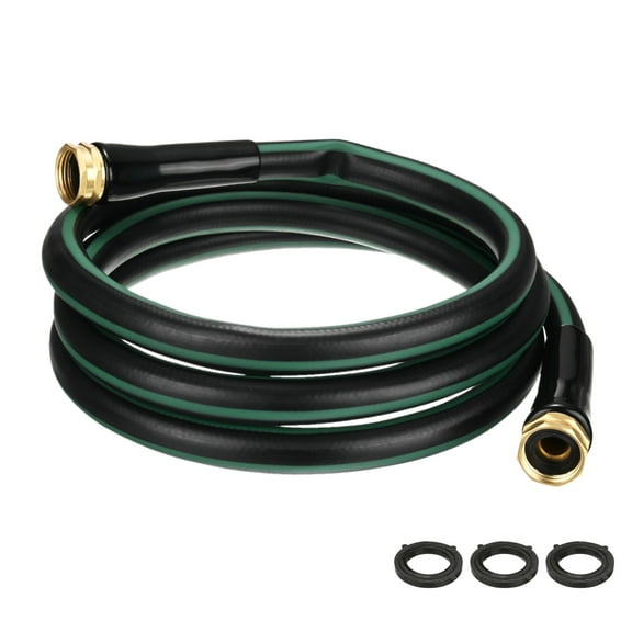 Uxcell Garden Hose 5/8 Inch x 8 FT, Flexibleer Hose, Hose with Double Female Fittings