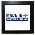 thumbnail image 1 of de Irlanda del Norte Mesa de pared con marco cuadrado negro, 1 of 4