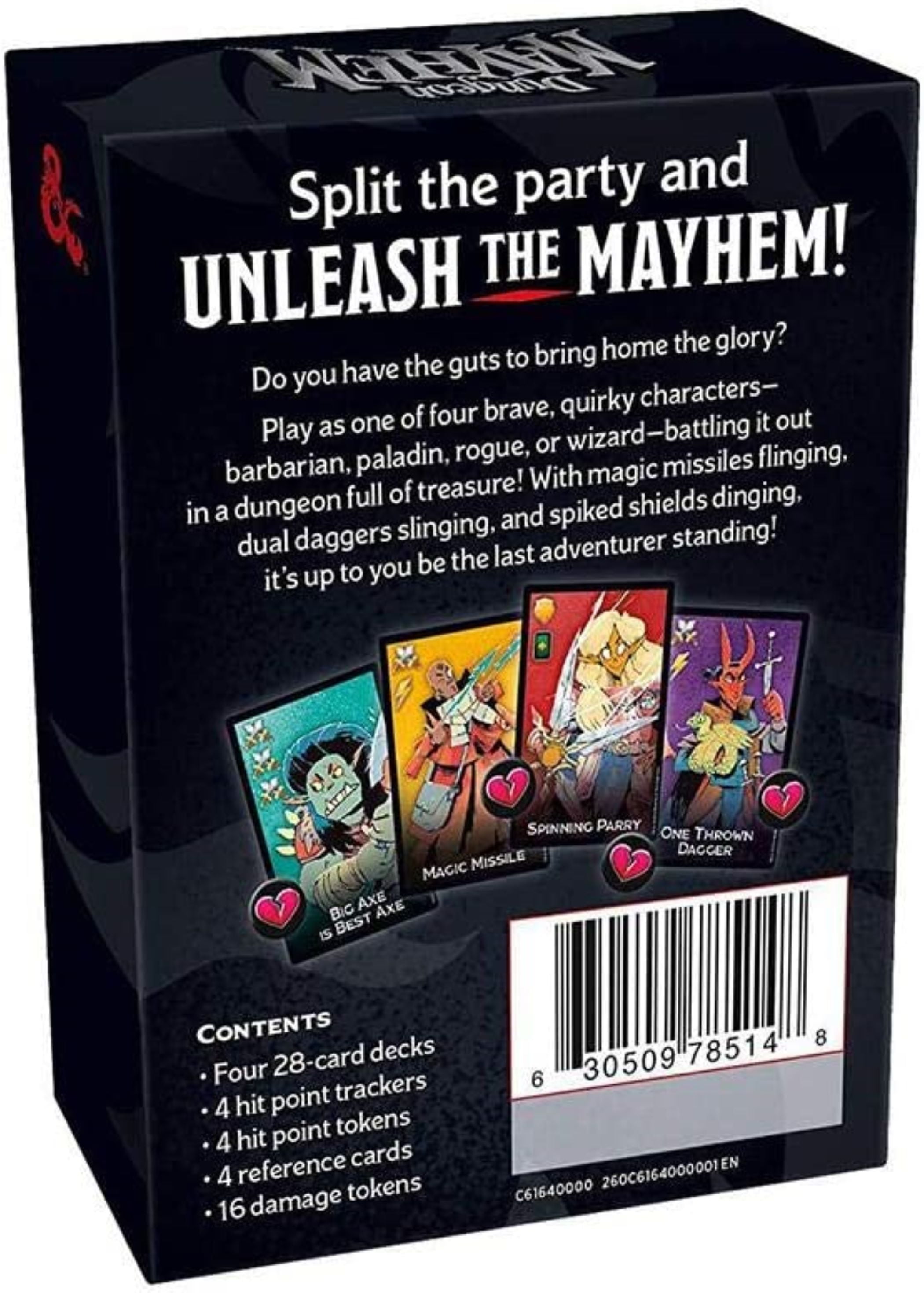 D&D Dungeon Mayhem Board Game - Walmart.com