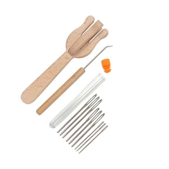 pitrice Hand Weaving Tool Kits Containing Handy Needlework Crafts Items And Braided Tools For Fun DIY Activities Lacings Dolls