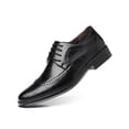 thumbnail image 3 of SIMANLAN Men Brogues Business Dress Shoes Wingtips Oxfords Mens Lace Up Leather Shoe Formal Black 8.5, 3 of 9