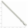 thumbnail image 2 of Sterling Silver Wheat Chain - 32.7 Grams - 4mm - 24 Inch - Lobster Claw, 2 of 2