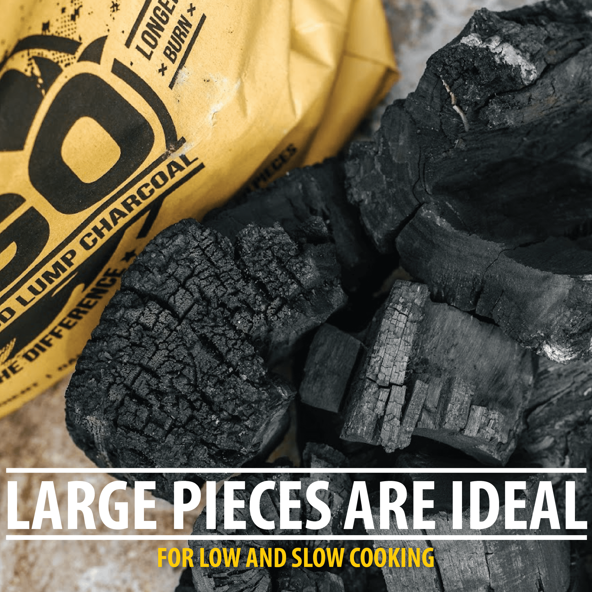 FOGO Premium Hardwood Lump Charcoal, Natural Large Sized Lump Charcoal, 17.6 Pound Bag and FOGO Fogostarters Natural Fire Starters, 30 Count Box, Bundle