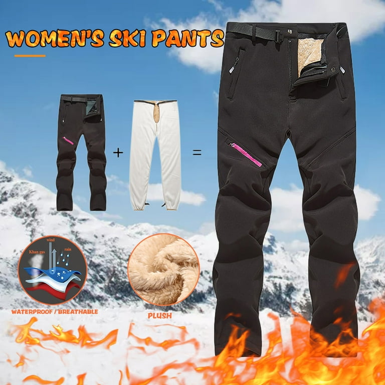 REORIAFEE Women's Winter Snow Pants Ski Pants Snowboard Bottoms