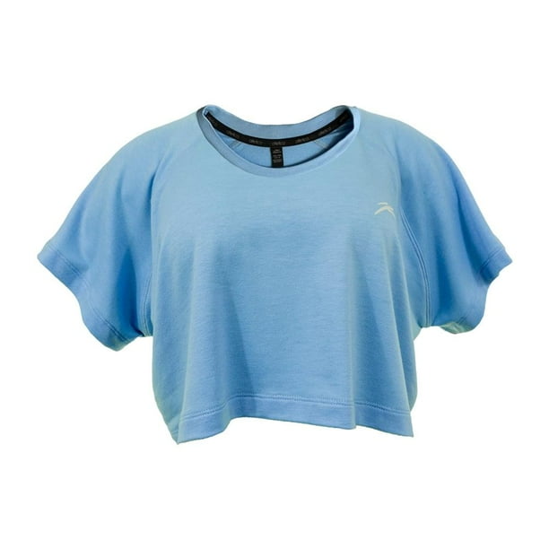 Crop Top Deportivo atletica Talla CH Azul