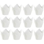 Wedding Wrapping Paper Cupcake Liners Muffin Baking Cupcake Liners Tulip Cupcake Wrappers Muffin Liner Non-stick Tulip Wrapper Silicone Baking Cups