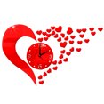 thumbnail image 1 of DIY 3D Reloj de Pared Etiqueta Engomada Acrílico para rojo Gloria Etiqueta engomada del reloj de pared de DIY, 1 of 7