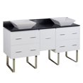 thumbnail image 1 of American Imaginations 60-in. W Vanity Set White AI-1430, 1 of 1