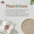thumbnail image 3 of Indian Healing Clay 1 lb. Jar - 100% Natural Calcium Bentonite Clay Powder - Deep Pore Cleansing Facial And Body Mask - Detox Clay for Face, Hair, Acne, and Bath., 3 of 7