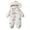 White, variant on Odeerbi Toddler Boys Girls Winter Snowsuit Warm Hooded Puffer Jacket Onesie Jumpsuit Children's Ski Suit Baby Climbing Suit Outside Wear White