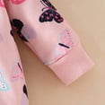 thumbnail image 7 of Rhuody Girl Onesies 0-3 Months Winter Jumpsuit O Neck Long Sleeve Hooded Bodysuit Cartoon Pattern Romper Fashion Clothes Red, 7 of 7