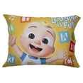 "Learning is Fun" 2Piece Toddler Bed Fitted Sheet and Pillow Case Set