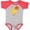 Heather and Red, variant on Inktastic Cute Yellow Chicken Boys or Girls Baby Bodysuit