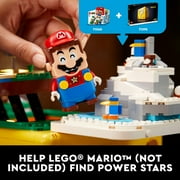 LEGO Super Mario 64 Question Mark Block 71395, 3D Model Set for Adults with Microscale Levels and Princess Peach & Yoshi Micro Figures