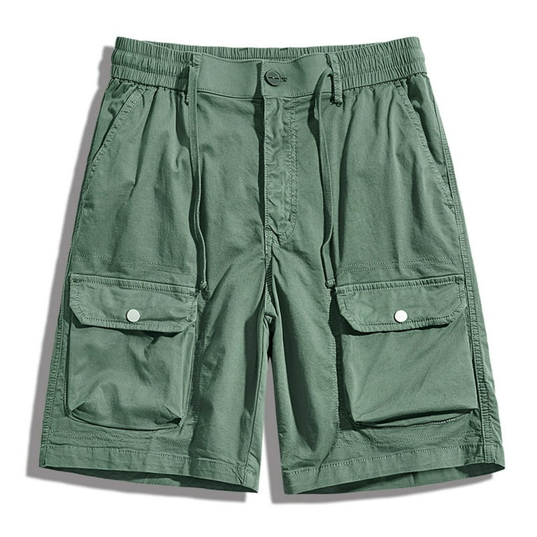 SMihono Deals Men's Plus Size Cargo Shorts Multi-Pockets Relaxed Summer  Beach Shorts Pants Jeans Workout Running Shorts Soft Cotton Flex Stretch