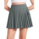thumbnail image 1 of Falda CRZ YOGA Deportiva Plisada Suave Gris Salvia L, 1 of 4