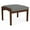 Gray, variant on Lenox Wood Reception Waiting Room 18" 1-Seat Bench / Walnut Wood / Black