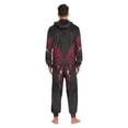 thumbnail image 6 of IAUYY Unisex Adult Onesie Pajamas Ultra-Soft Crystal-Soft Fabric, Halloween Adult Onesie Pajamas Adults,With a Zipper Plus Size Onesie Pajamas, Dark-toned Butterfly, 6 of 6