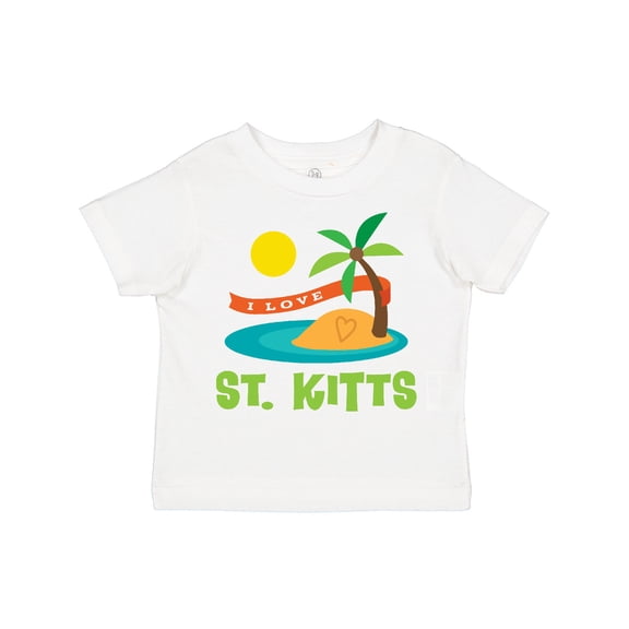 Inktastic I Love St. Kitts Boys or Girls Toddler T-Shirt