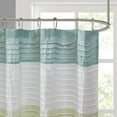 thumbnail image 2 of Gracie Mills Nixon Faux Silky Lightweight Shower Curtain - GRACE-3783, 2 of 3