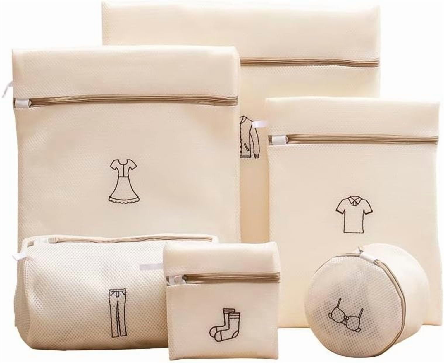 8 Pcs Mesh Laundry Bags Polyester Wash Bags For Underwear And Socks | UK