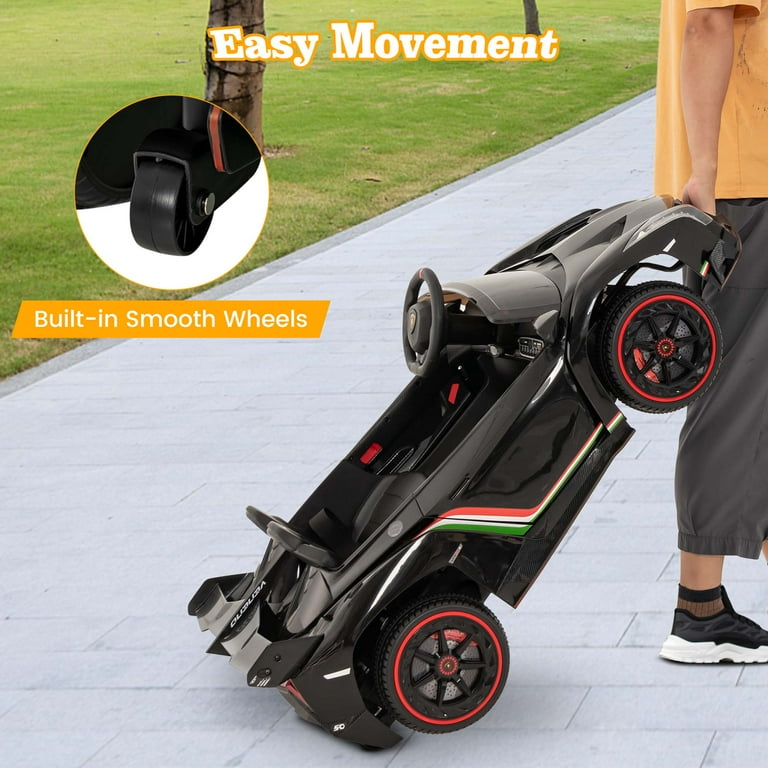 Costway Licensed Lamborghini 4WD Kids Ride-on Sports Car 12V