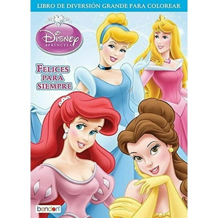 Para Color - Disney Princess 96 pg. Big Fun Book to color - Felices Para Siempre
