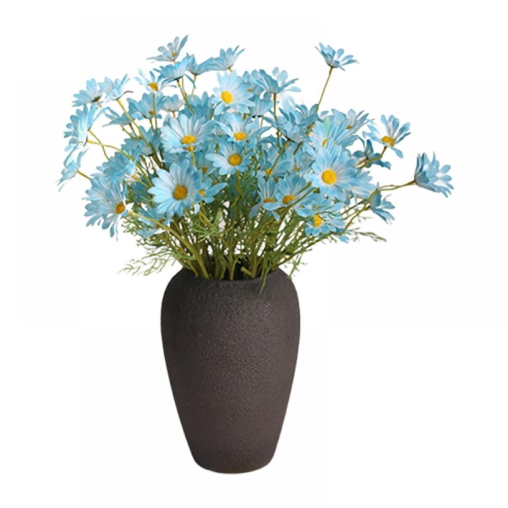 Artificial Flower Outdoor UV Resistant Fake Plant Daisies Faux Greenery Great#ms 