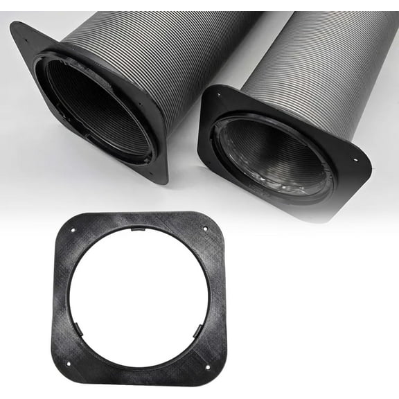 Wall Plate Mount for EcoFlow Wave 2 & 3 | for 6" Exhaust or 5" Hoses/Ducts Quick | Connect Ventilation Soluti (5 in)
